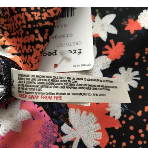 Free People NWT Medium Leggings Liza Illusion - Picture 8 of 8